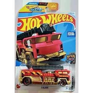 Hot Wheels 5 Alarm HW Metro Fire Truck Diecast 1:64 Red Gold Black 2021